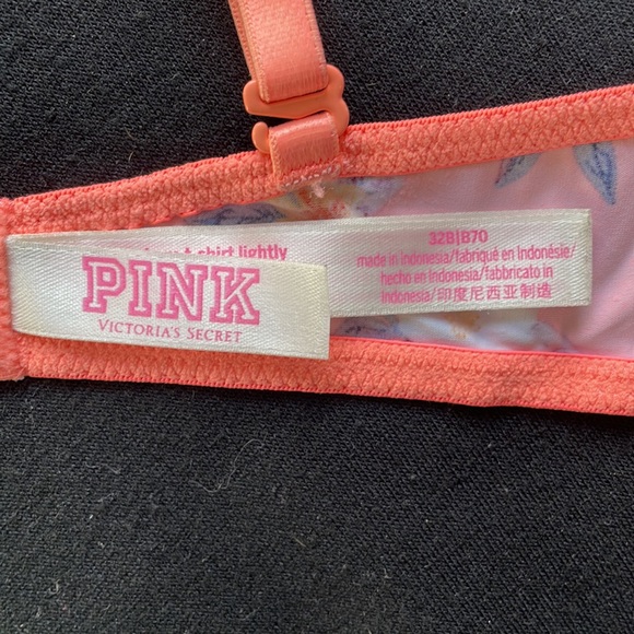 PINK Neon orange Bra - Picture 2 of 2